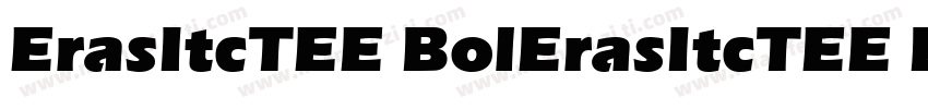 ErasItcTEE BolErasItcTEE Boldd字体转换